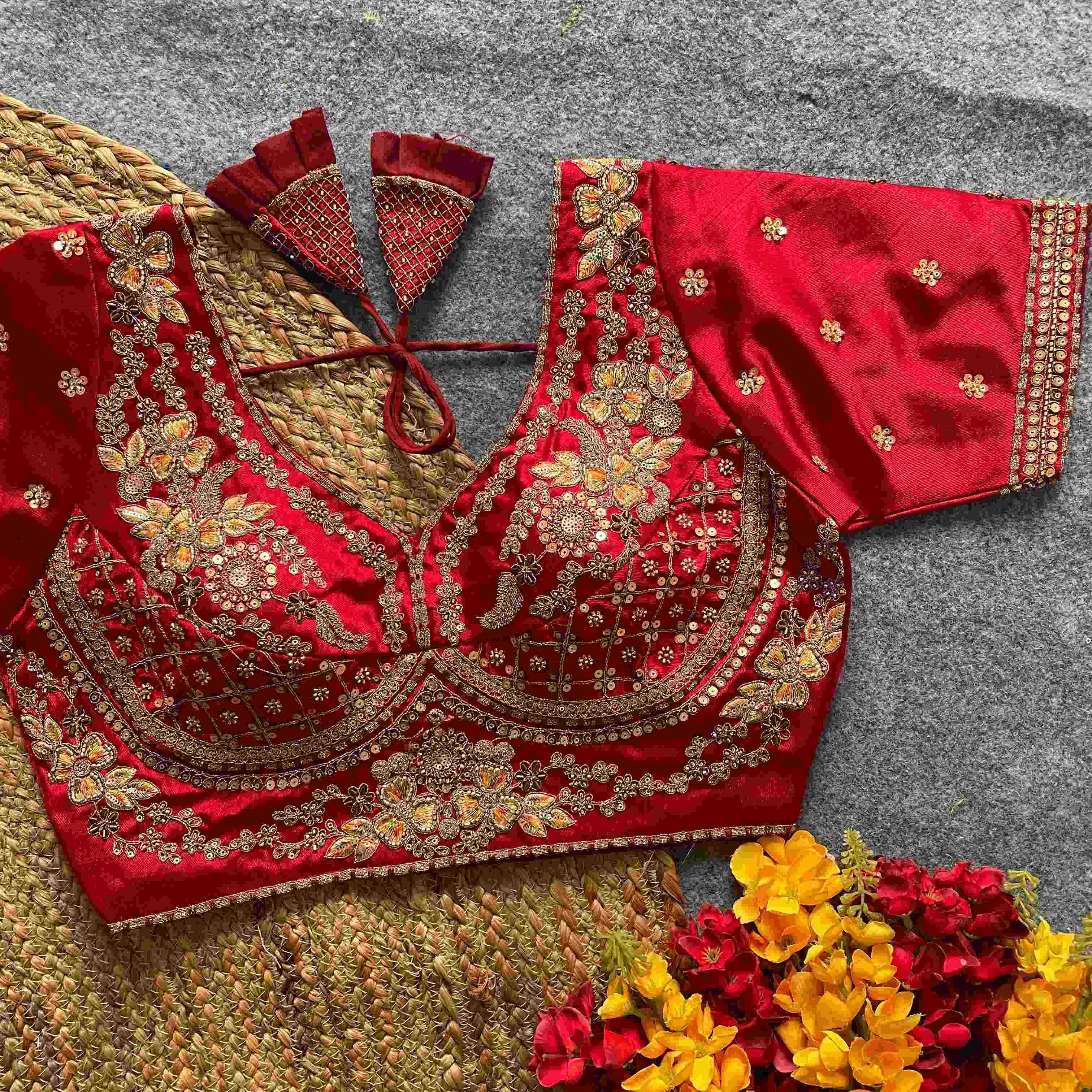 Ynf Pure Silk KESH426 SAHIBA- 10 Readymade Blouses Wholesale Sequence Embroidery Blouse Embroidered Blouses Silk Blouse Manufacturer