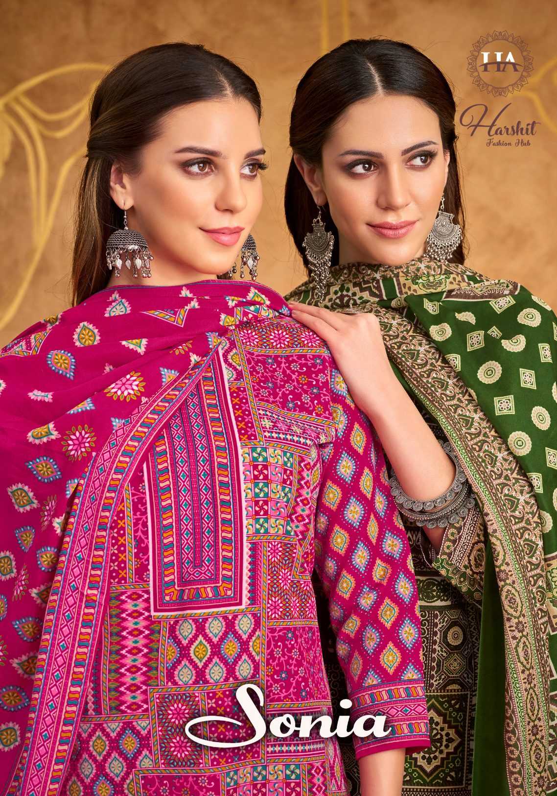 Ynf Soft Cotton RIN186 Harshit Fashion Hub-Alok Suit-SONIA Setwise Collections Wholesale Pakistani Suits Catalogs Dresses & Suits Catalogs Manufacturer