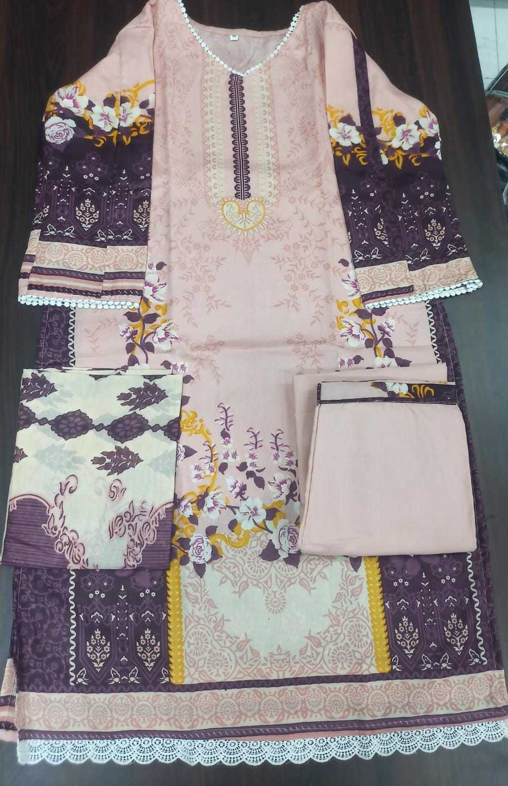 Ynf Soft Cotton RIN186 NAFISHA COTTON-ANDAAZ KARACHI SUITS VOL 07 Setwise Collections Wholesale Pakistani Suits Catalogs Dresses & Suits Catalogs Manufacturer