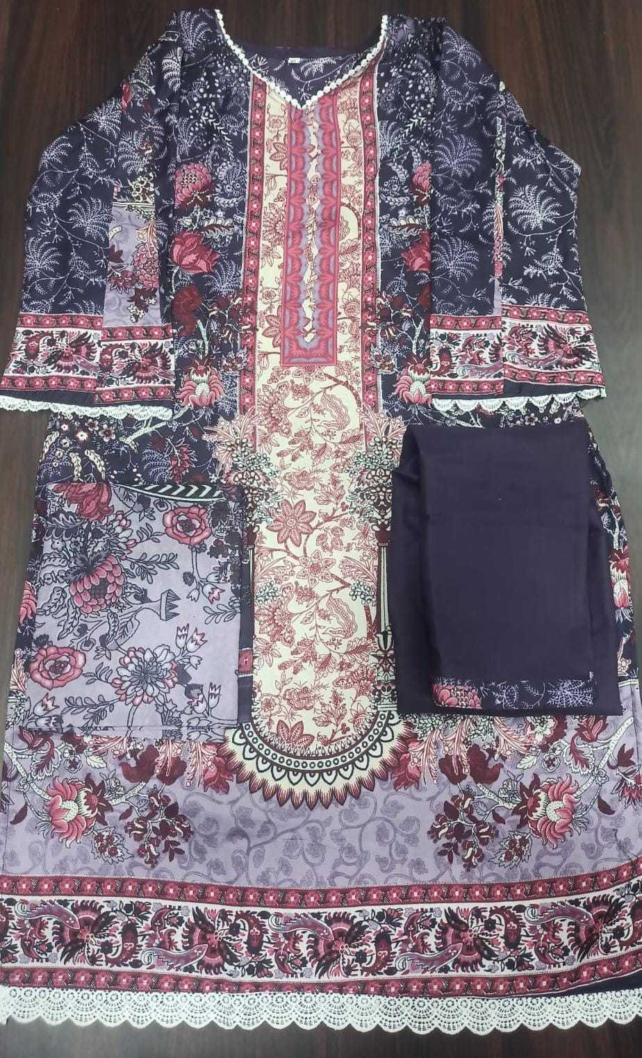 Ynf Soft Cotton RIN186 NAFISHA COTTON-ANDAAZ KARACHI SUITS VOL 07 Setwise Collections Wholesale Pakistani Suits Catalogs Dresses & Suits Catalogs Manufacturer