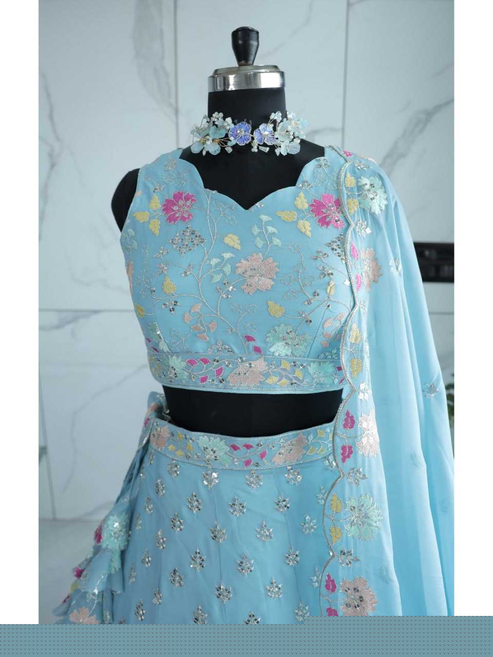 Ynf Faux Georgette RIN131 DZ-2267 Suits & Dresses Lehengas Festive Collections Wholesale Designer Lehenga Choli Georgette Lehenga Lehenga With Cancan Manufacturer