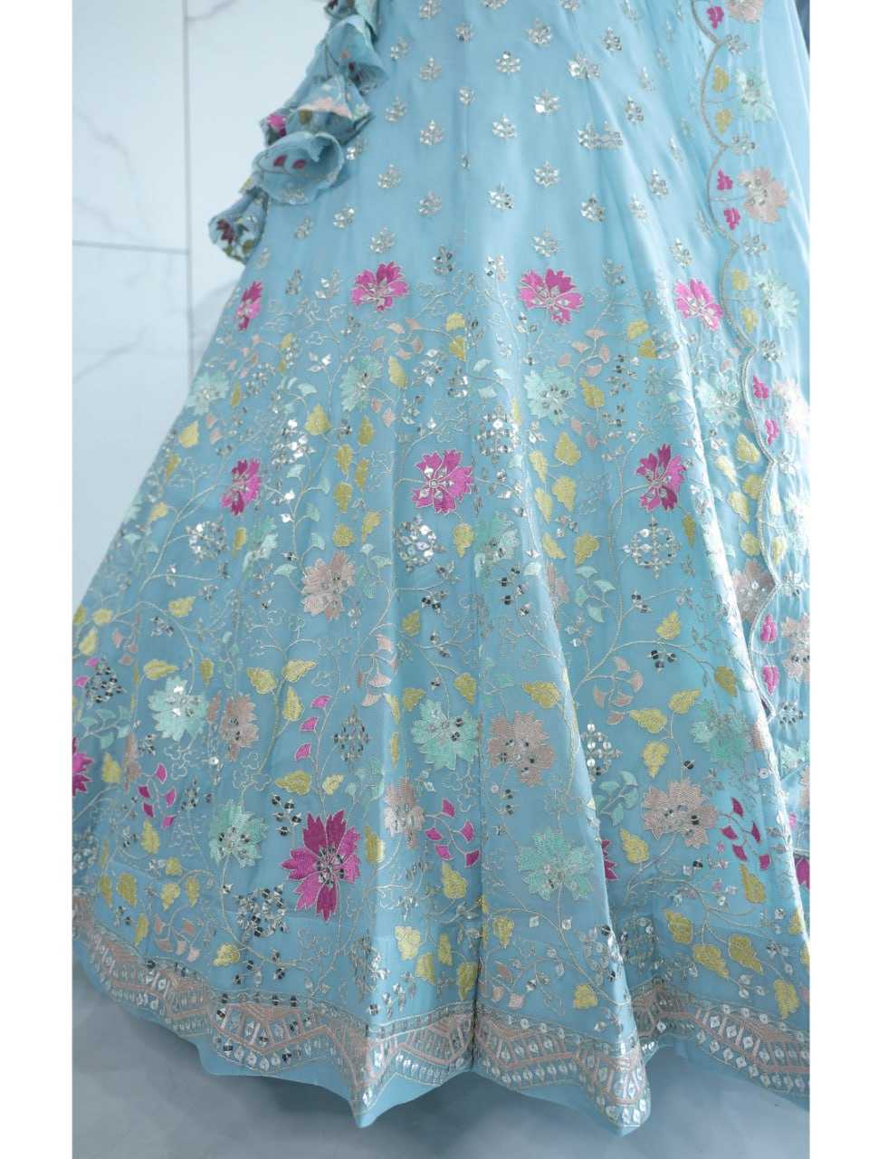 Ynf Faux Georgette RIN131 DZ-2267 Suits & Dresses Lehengas Festive Collections Wholesale Designer Lehenga Choli Georgette Lehenga Lehenga With Cancan Manufacturer