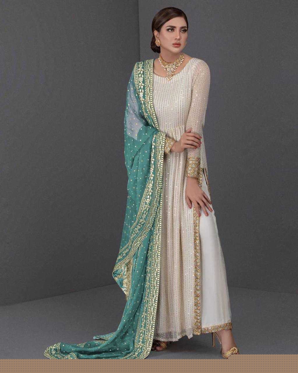 Ynf Faux Georgette RIN131 MI-1023 Suits & Dresses Kurti Festive Collections Wholesale Kurti Bottom With Dupatta Georgette Dresses Kurti With Palazzo Manufacturer