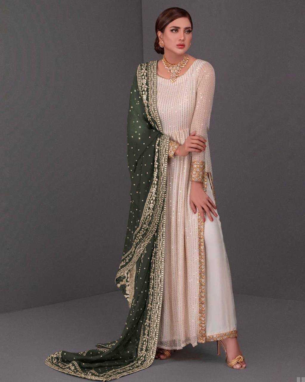 Ynf Faux Georgette RIN131 MI-1023 Suits & Dresses Kurti Festive Collections Wholesale Kurti Bottom With Dupatta Georgette Dresses Kurti With Palazzo Manufacturer