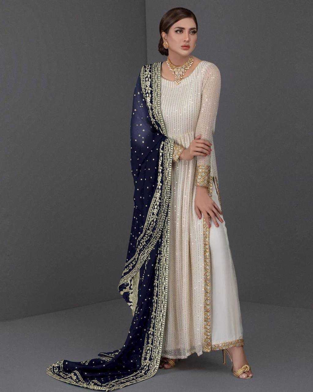 Ynf Faux Georgette RIN131 MI-1023 Suits & Dresses Kurti Festive Collections Wholesale Kurti Bottom With Dupatta Georgette Dresses Kurti With Palazzo Manufacturer