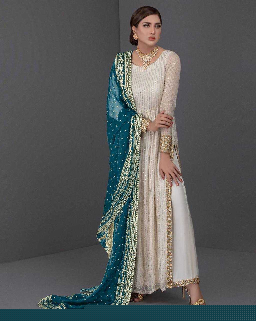 Ynf Faux Georgette RIN131 MI-1023 Suits & Dresses Kurti Festive Collections Wholesale Kurti Bottom With Dupatta Georgette Dresses Kurti With Palazzo Manufacturer