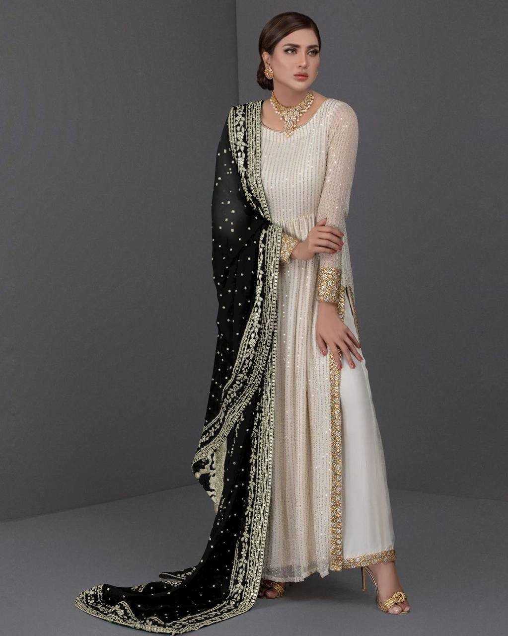 Ynf Faux Georgette RIN131 MI-1023 Suits & Dresses Kurti Festive Collections Wholesale Kurti Bottom With Dupatta Georgette Dresses Kurti With Palazzo Manufacturer