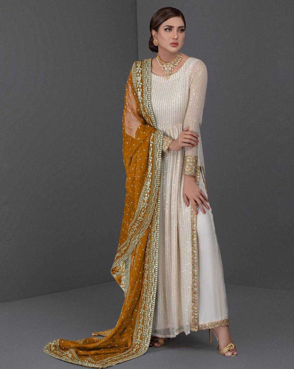 Ynf Faux Georgette RIN131 MI-1023 Suits & Dresses Kurti Festive Collections Wholesale Kurti Bottom With Dupatta Georgette Dresses Kurti With Palazzo Manufacturer