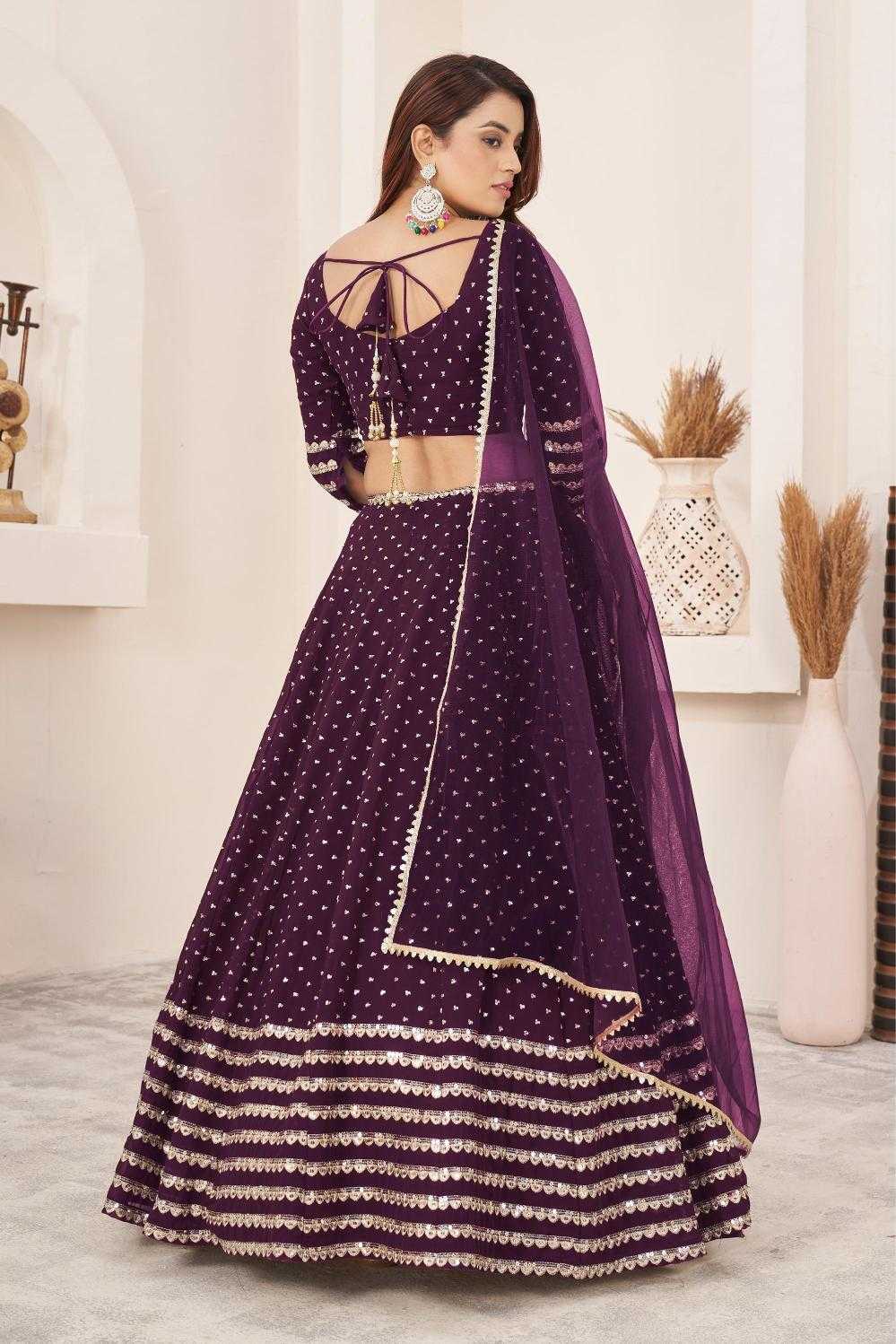 Ynf Georgette RIN197 Aanchal-1869 Lehengas Wedding Collections Festive Collections Wholesale Net Fancy Lehenga Georgette Lehenga Heavy Lehenga Manufacturer