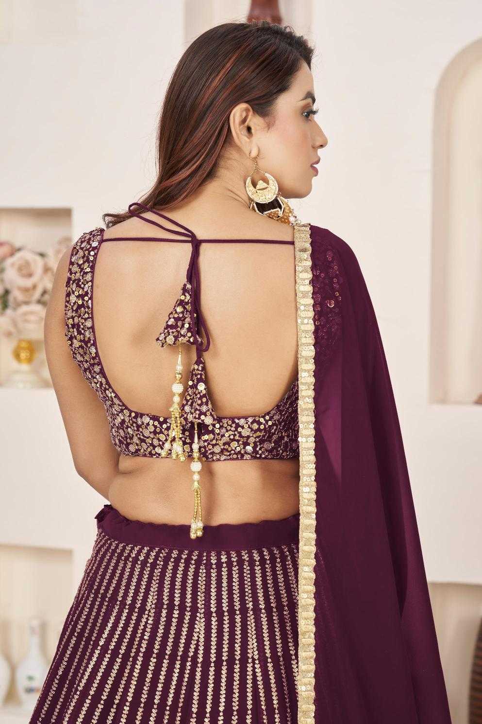Ynf Georgette RIN197 Aanchal-1869 Lehengas Wedding Collections Festive Collections Wholesale Net Fancy Lehenga Georgette Lehenga Heavy Lehenga Manufacturer