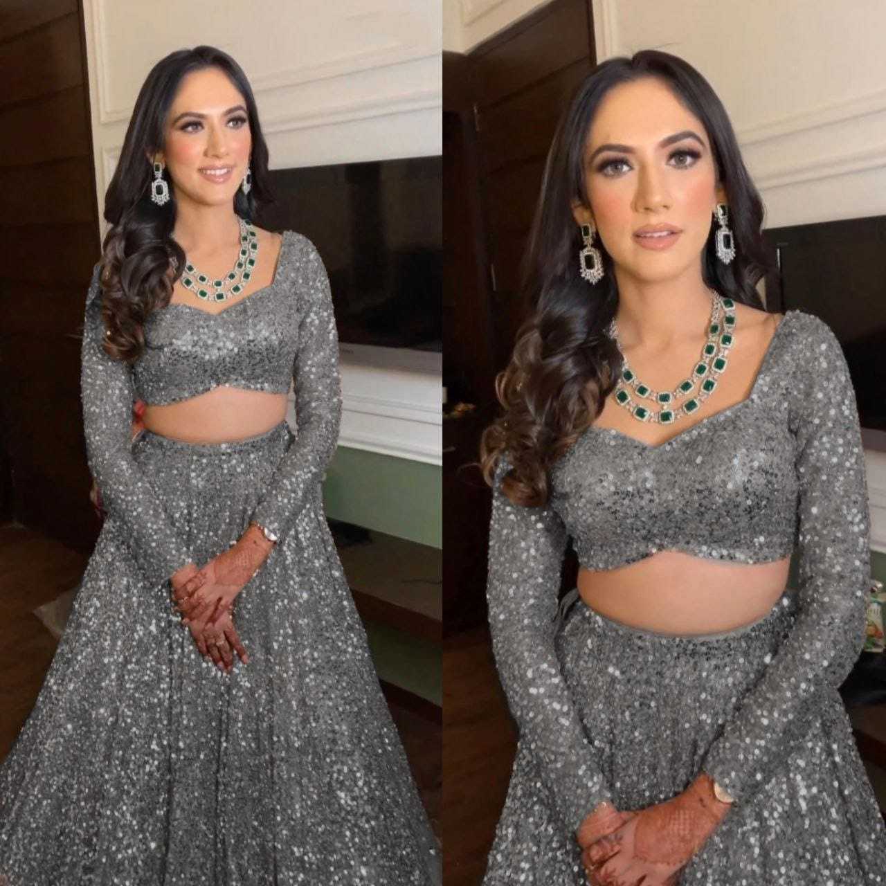 Ynf Soft Net RIN157 5132 Lehengas Wedding Collections Festive Collections Wholesale Designer Lehenga Net Fancy Lehenga Sequins Lehenga Manufacturer