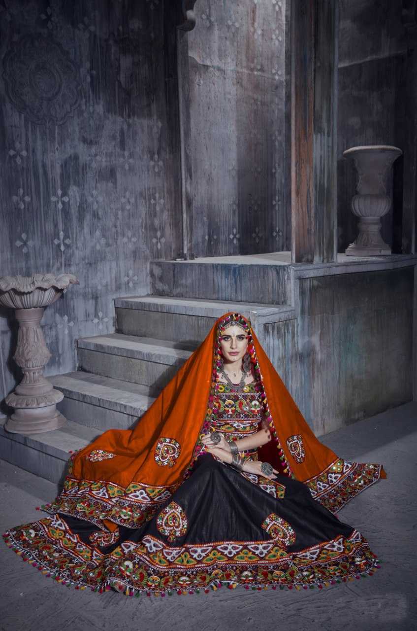 Ynf Art Silk RIN227 7003 Lehengas Festive Collections Wholesale Mirror Work Lehenga Navratri Chaniya Choli Manufacturer