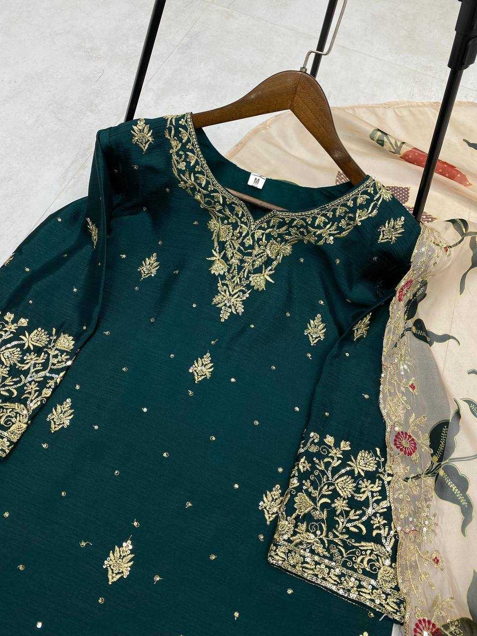 Ynf Chinon RIN141 1946 Suits & Dresses Islamic Clothing Wholesale Sharara Salwar Suits Pakistani Suits Embroidered Suits Manufacturer