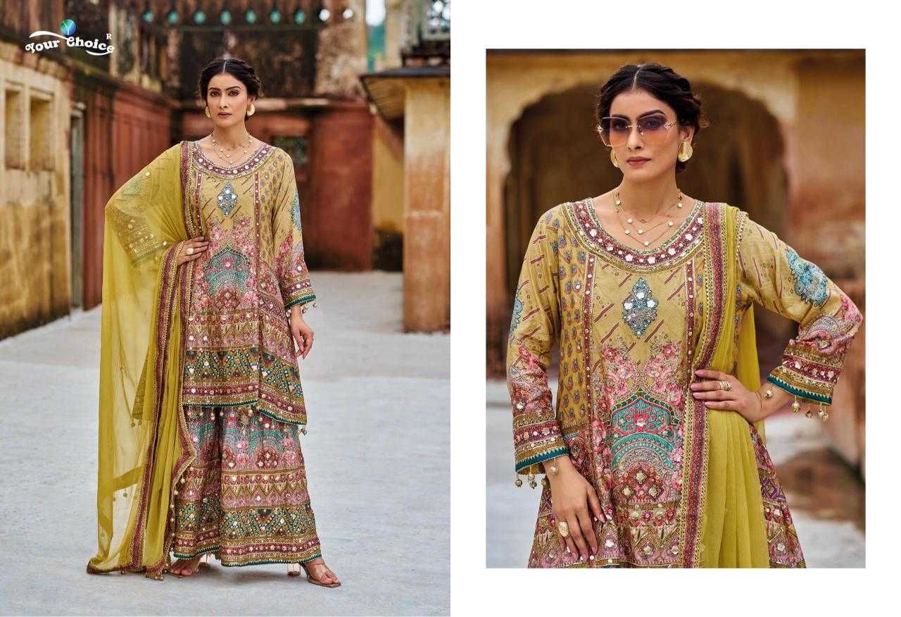 Ynf Chinon RIN184 SEERAT 2 Suits & Dresses Wedding Collections Festive Collections Wholesale Sharara Salwar Suits Wedding Suits Designer Suits Manufacturer