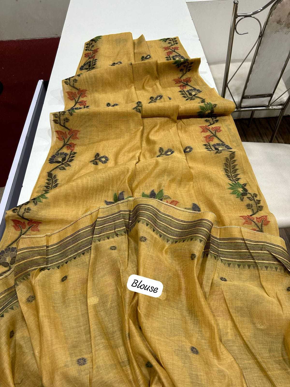 Ynf Cotton KESH484 MUGA COTTON 277 Sarees Wedding Collections Festive Collections Wholesale Cotton Sarees Festive Sarees Sarees With Blouse Manufacturer
