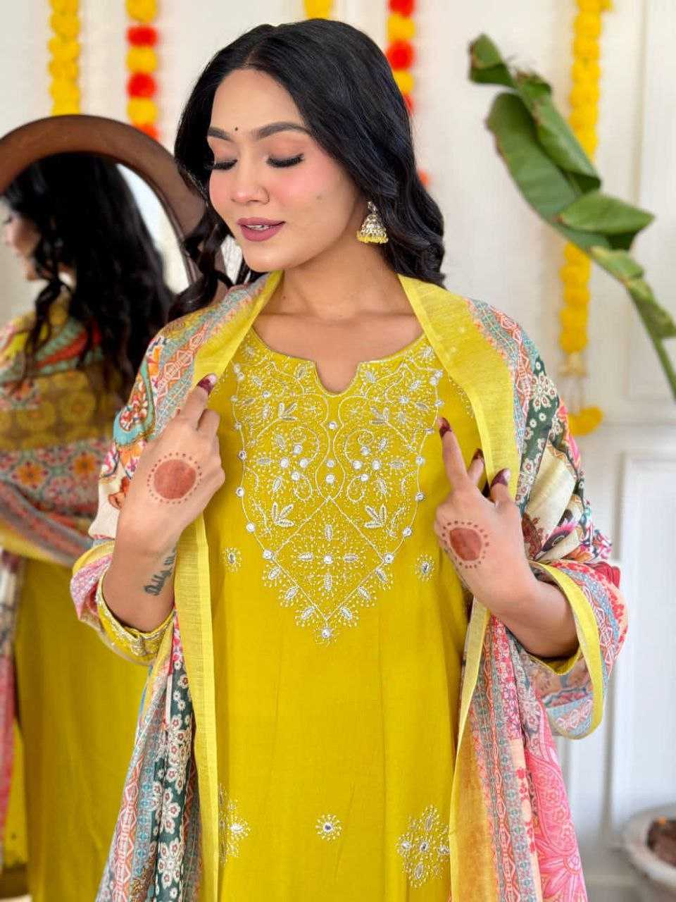 Ynf Cotton KESH495 Gotapati Suits & Dresses Wholesale Ladies Suits Printed Suits Embroidery Suits Manufacturer