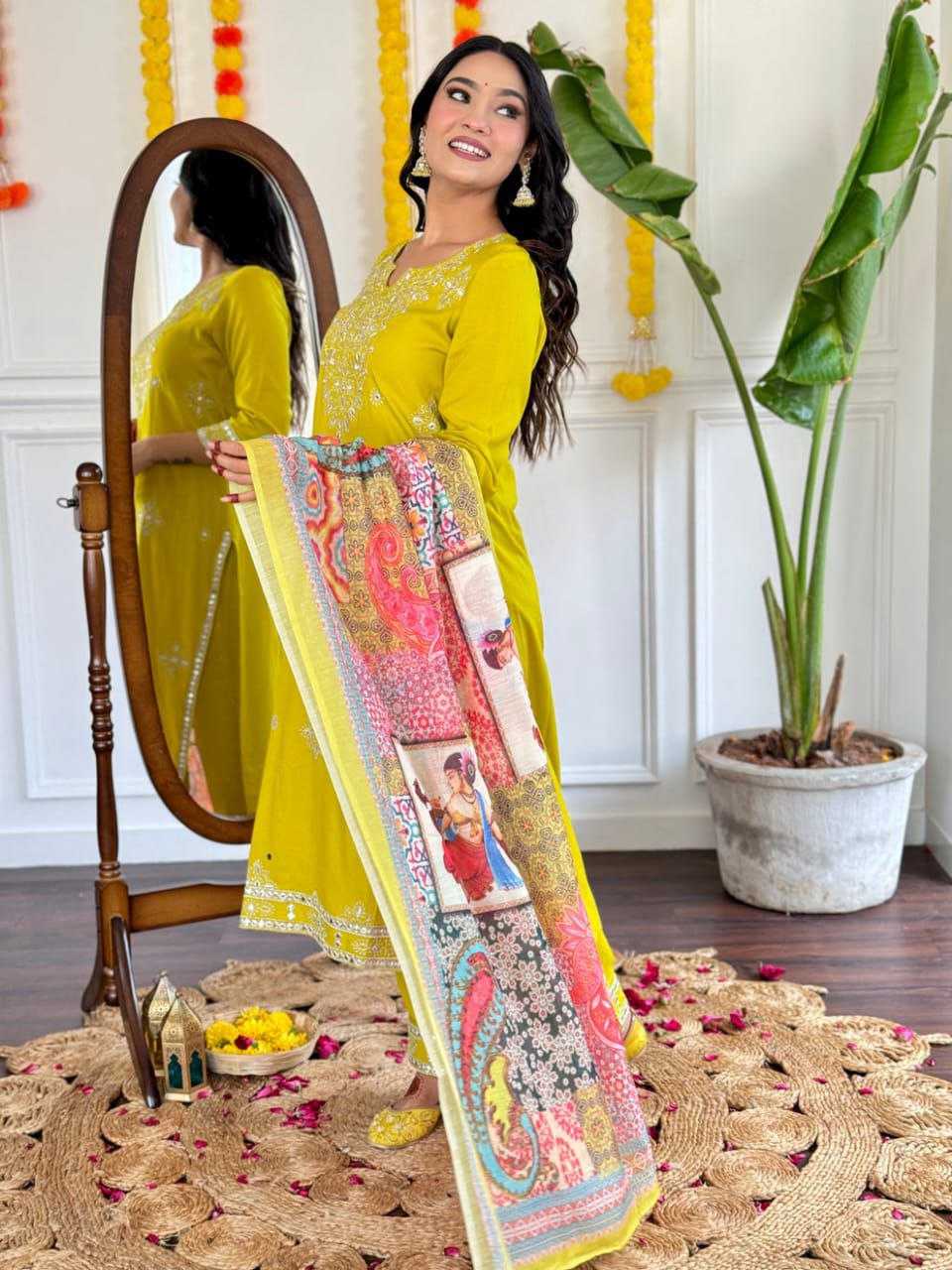 Ynf Cotton KESH495 Gotapati Suits & Dresses Wholesale Ladies Suits Printed Suits Embroidery Suits Manufacturer