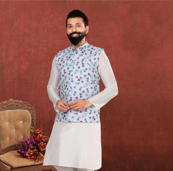 Ynf Cotton RIN223 310A Mens Wear Wholesale Nehru Jacket Mens Ethnic Jackets Modi Jackets Manufacturer