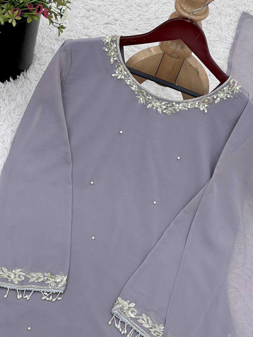 Ynf Faux Georgette RIN197 4606 Suits & Dresses Wedding Collections Festive Collections Wholesale Georgette Suit Wedding Suits Designer Suits Manufacturer