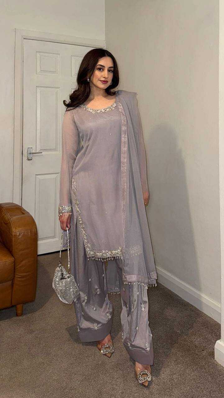Ynf Faux Georgette RIN197 4606 Suits & Dresses Wedding Collections Festive Collections Wholesale Georgette Suit Wedding Suits Designer Suits Manufacturer