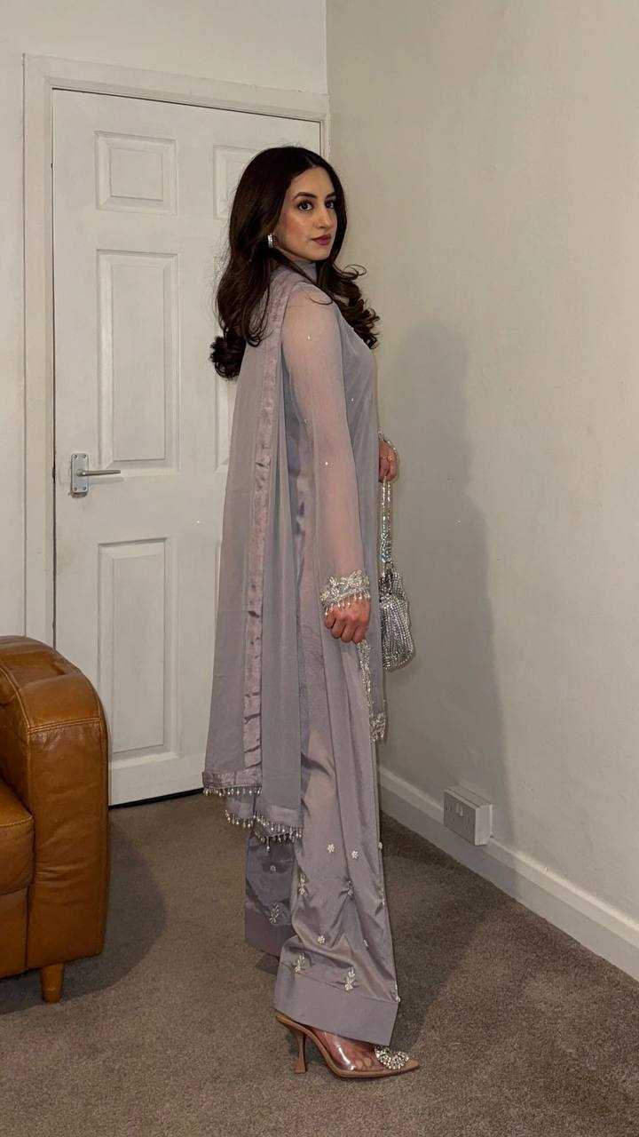 Ynf Faux Georgette RIN197 4606 Suits & Dresses Wedding Collections Festive Collections Wholesale Georgette Suit Wedding Suits Designer Suits Manufacturer