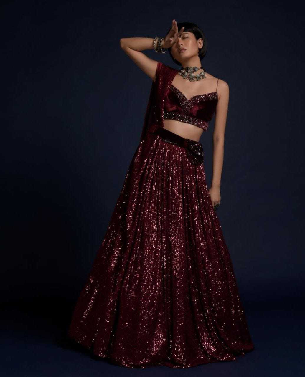 Ynf Georgette RIN157 PC-5199 Lehengas Festive Collections Plus Size Collections Wholesale Georgette Lehenga Lehenga With Dupatta Lehenga With Blouse Manufacturer