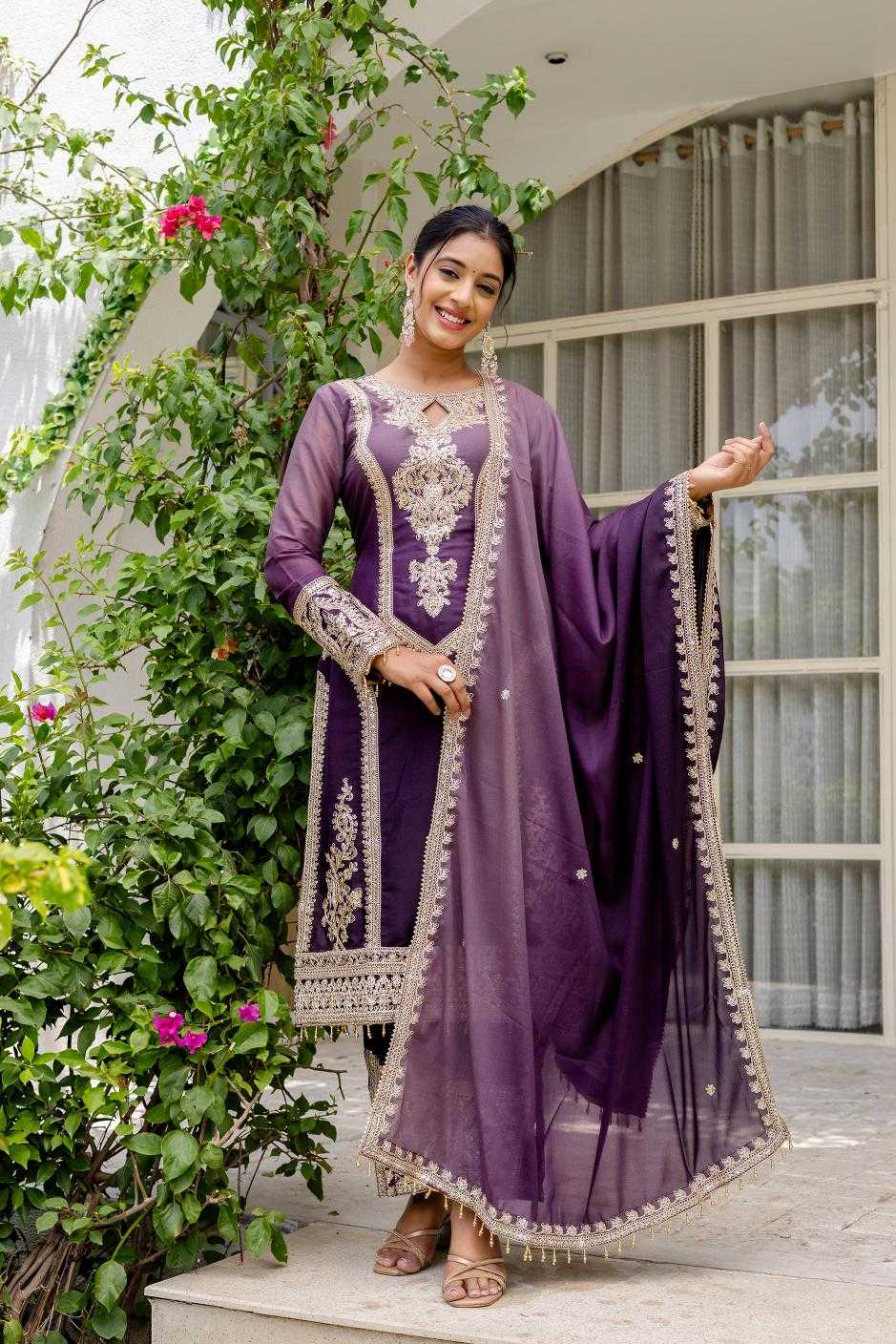 Ynf Georgette RIN197 4657 Suits & Dresses Wedding Collections Festive Collections Wholesale Georgette Suit Bridal Wedding Dresses Manufacturer