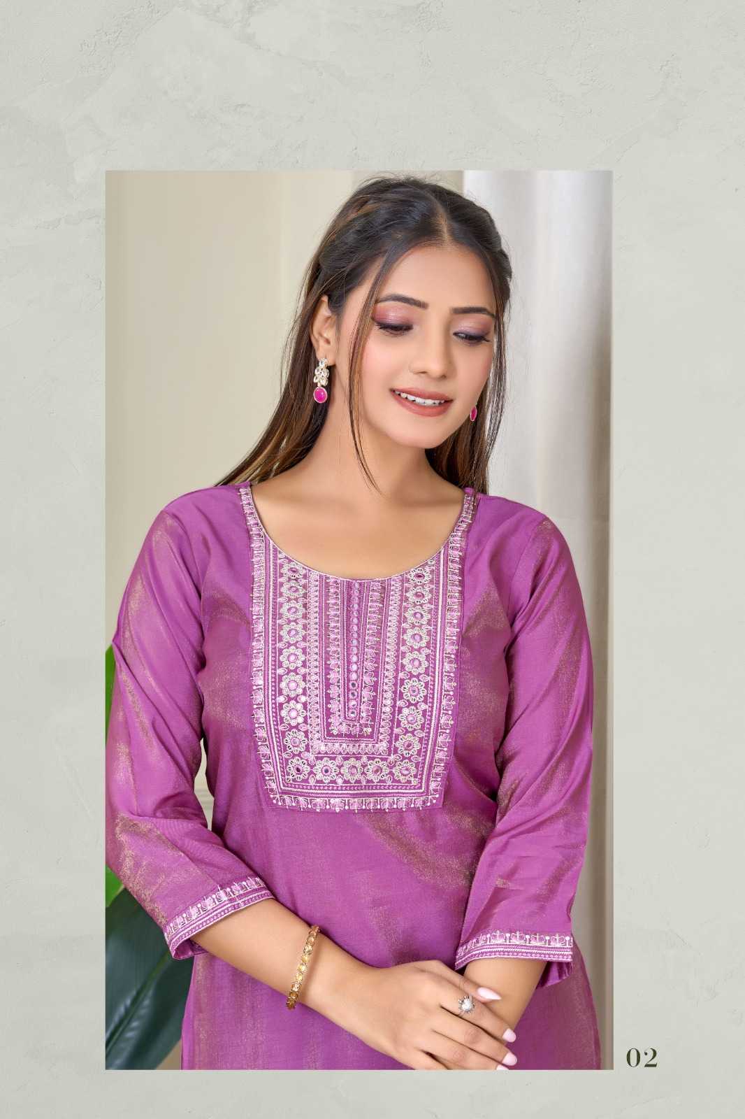 Ynf Heavy Roman Silk RIN190 KASHMIRA Setwise Collections Wholesale Kurtis Catalogs Manufacturer