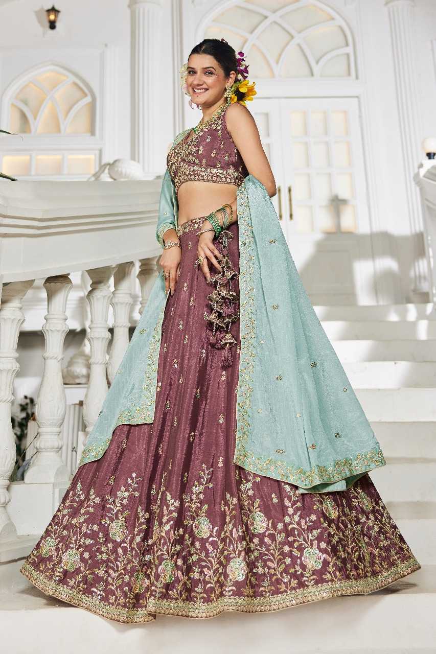 Ynf Poly Chiffon RIN197 2943 Lehengas Wholesale Designer Lehenga Bridal Lehenga Lehenga With Dupatta Manufacturer