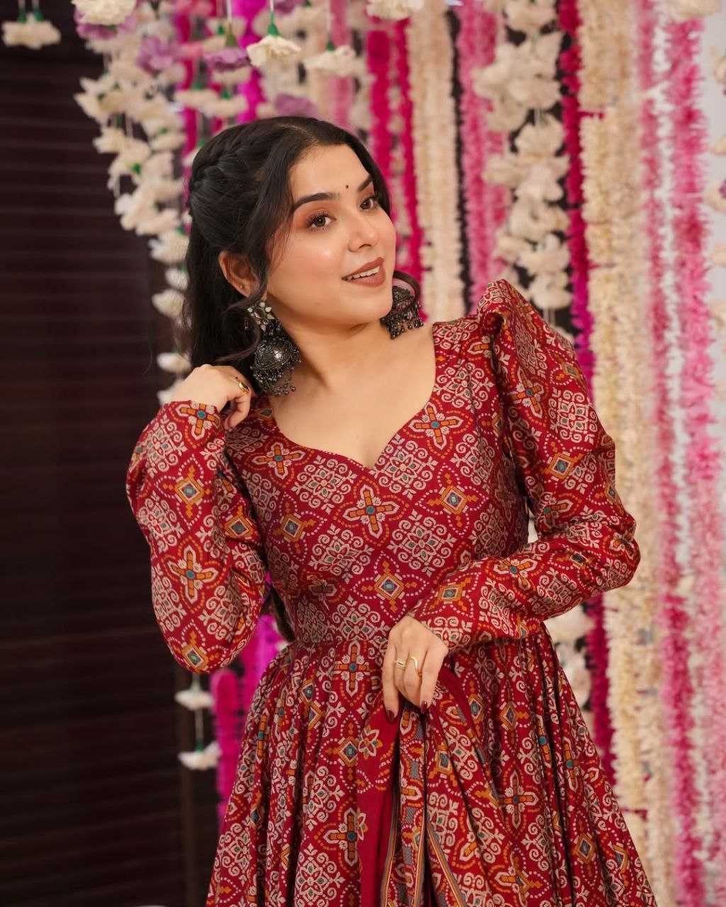 Ynf Pure Cotton KESH154 1140 Gowns Wholesale Printed Gowns Anarkali Gown Long Gowns Manufacturer