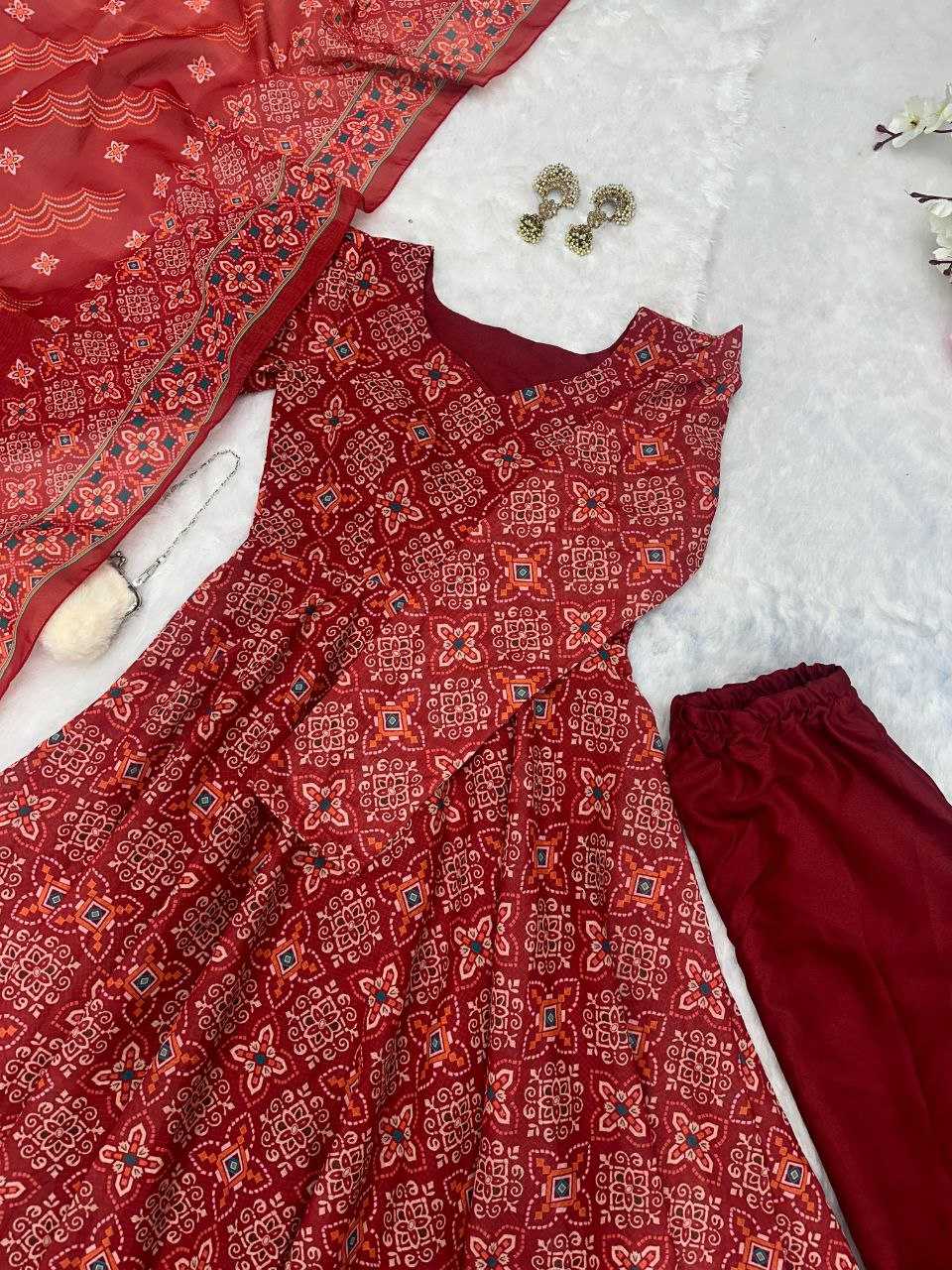Ynf Pure Cotton KESH154 1140 Gowns Wholesale Printed Gowns Anarkali Gown Long Gowns Manufacturer