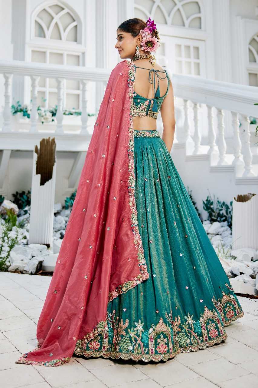 Ynf Satin RIN197 2945 Lehengas Wholesale Designer Lehenga Bridal Lehenga Embroidered Lehenga Manufacturer