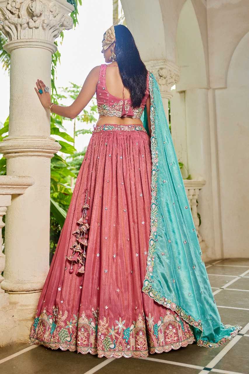 Ynf Satin RIN197 2945 Lehengas Wholesale Designer Lehenga Bridal Lehenga Embroidered Lehenga Manufacturer