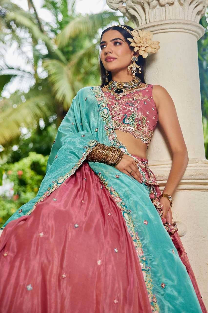 Ynf Satin RIN197 2945 Lehengas Wholesale Designer Lehenga Bridal Lehenga Embroidered Lehenga Manufacturer