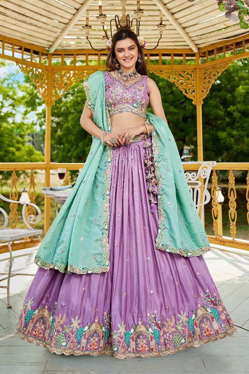 Ynf Satin RIN197 2945 Lehengas Wholesale Designer Lehenga Bridal Lehenga Embroidered Lehenga Manufacturer