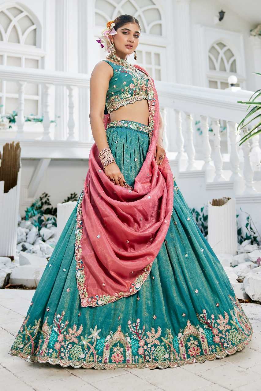 Ynf Satin RIN197 2945 Lehengas Wholesale Designer Lehenga Bridal Lehenga Embroidered Lehenga Manufacturer
