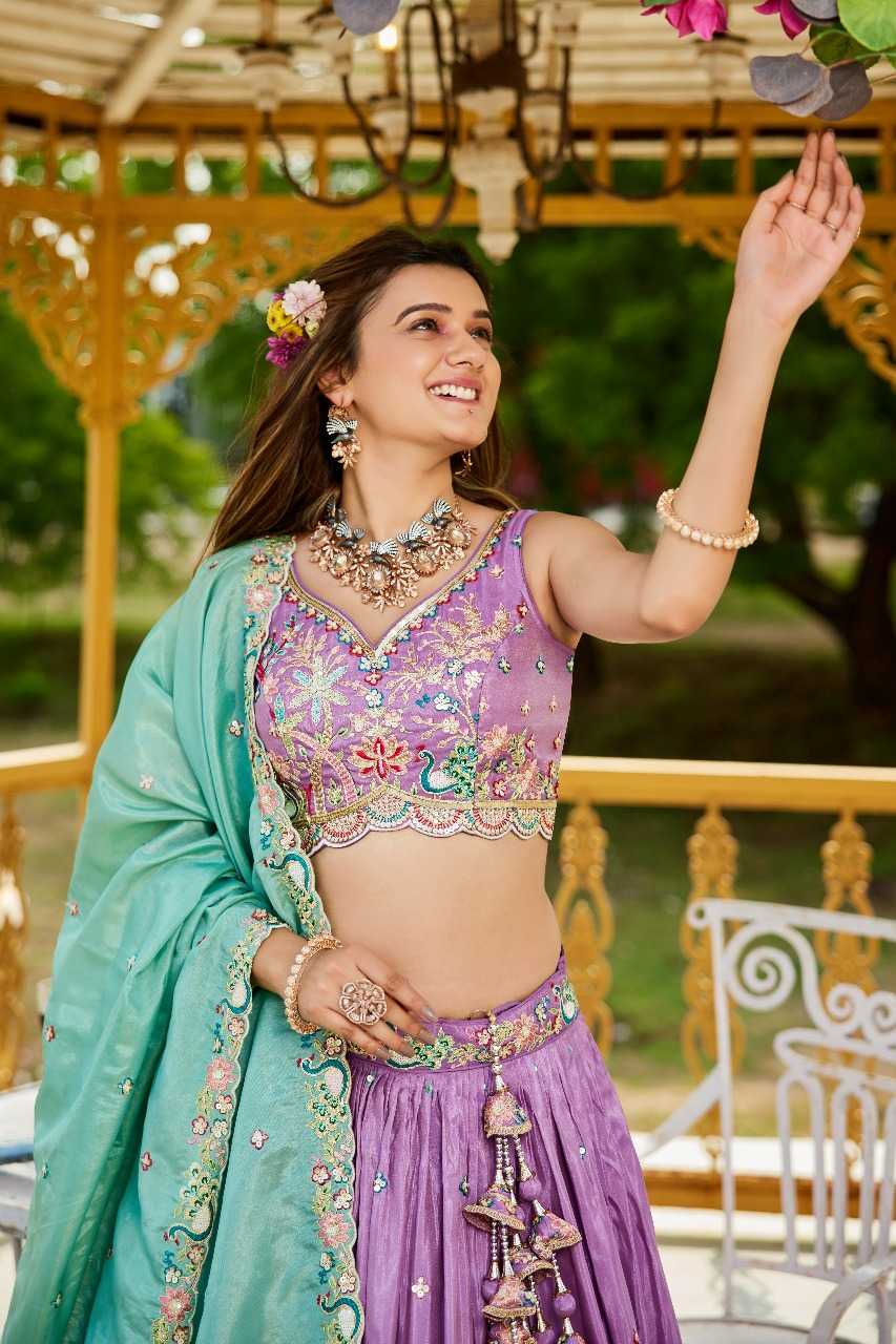 Ynf Satin RIN197 2945 Lehengas Wholesale Designer Lehenga Bridal Lehenga Embroidered Lehenga Manufacturer