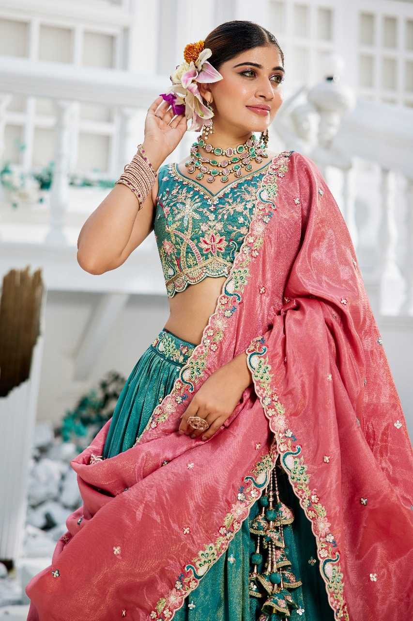 Ynf Satin RIN197 2945 Lehengas Wholesale Designer Lehenga Bridal Lehenga Embroidered Lehenga Manufacturer