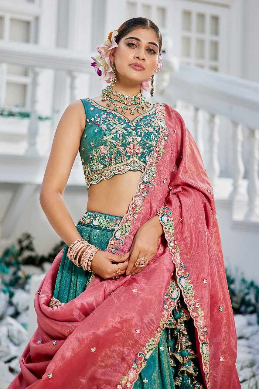 Ynf Satin RIN197 2945 Lehengas Wholesale Designer Lehenga Bridal Lehenga Embroidered Lehenga Manufacturer