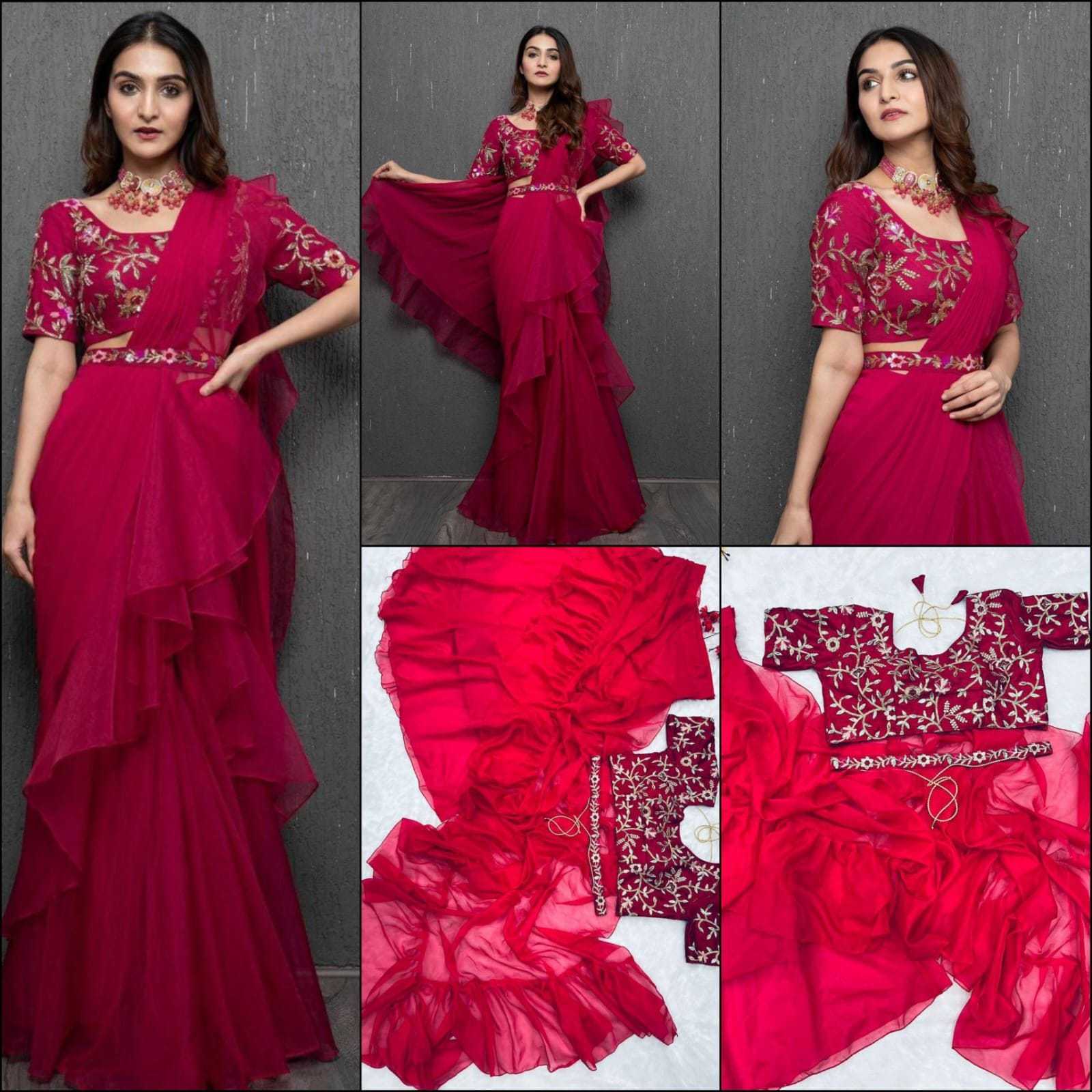 Ynf Tabby Silk Organza RIN222 275 Lehengas Wedding Collections Festive Collections Wholesale Embroidered Lehenga Lehenga With Blouse Lehenga With Belt Manufacturer