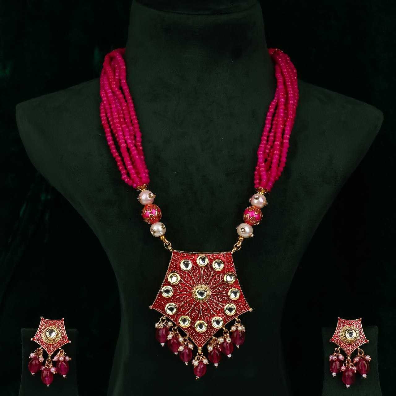 Ynf AD Diamond Womens Jewellery Wholesale AD Diamond Necklace Necklaces Set Fashion Necklace Manufacturer
