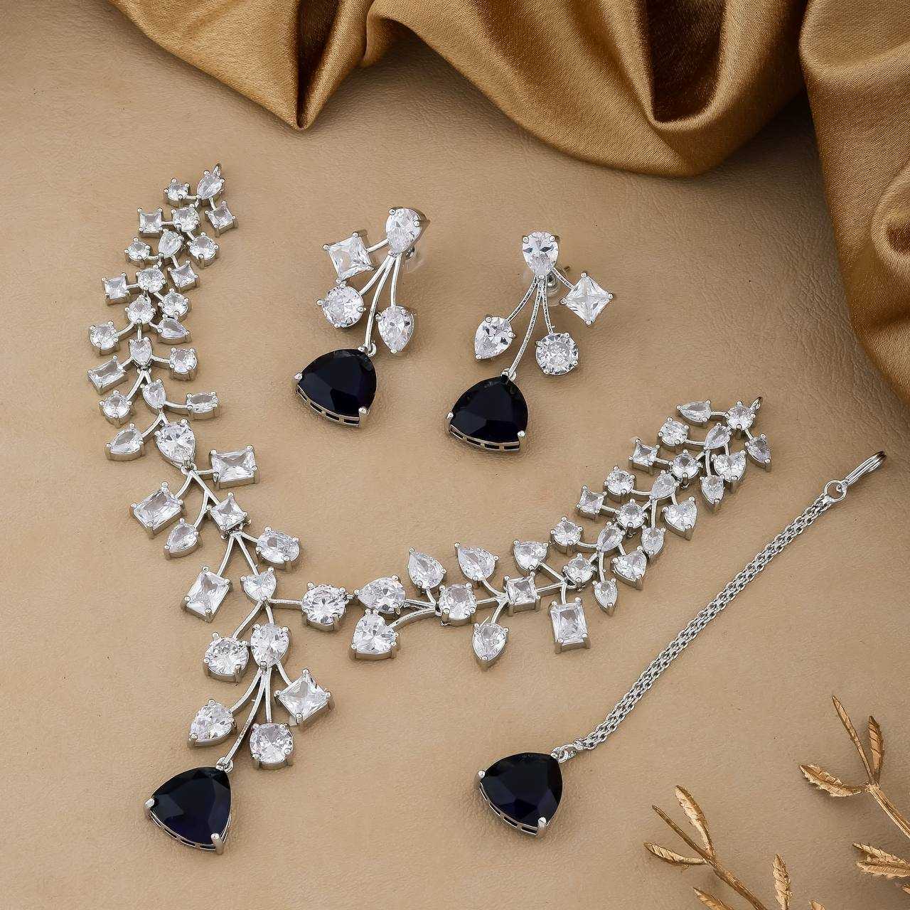 Ynf AD Diamond Womens Jewellery Wholesale AD Diamond Necklace Necklaces Set Fashion Necklace Manufacturer