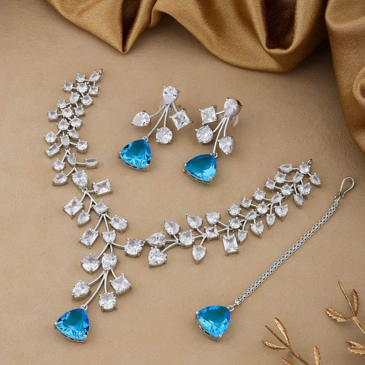 Ynf AD Diamond Womens Jewellery Wholesale AD Diamond Necklace Necklaces Set Fashion Necklace Manufacturer
