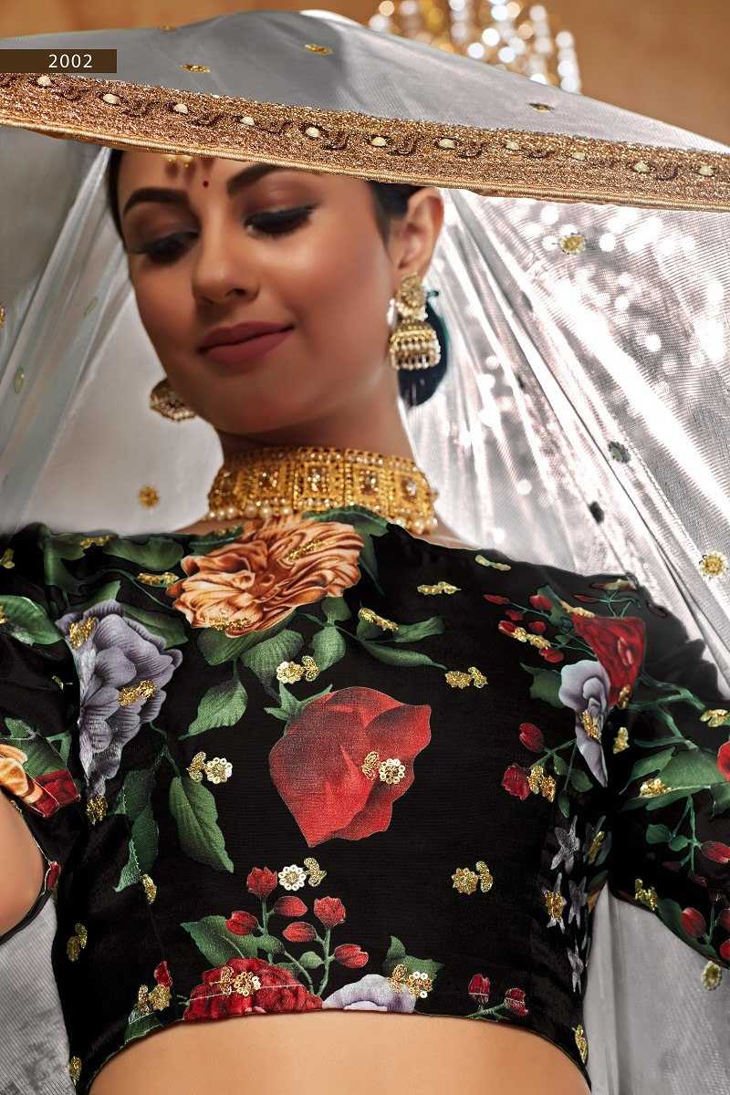 Ynf Art Silk RIN227 2002 Lehengas Wedding Collections Festive Collections Wholesale Silk Lehenga Embroidered Lehenga Lehenga With Blouse Manufacturer