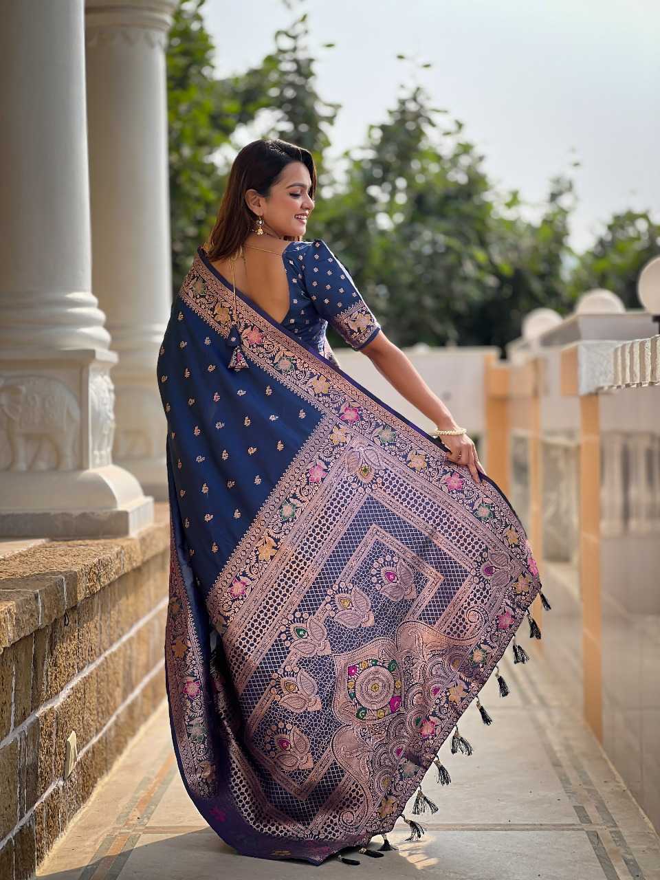 Ynf Banana Silk RIN197 2986 Sarees Wholesale Designer Sarees Bridal Sarees Silk Sarees Manufacturer