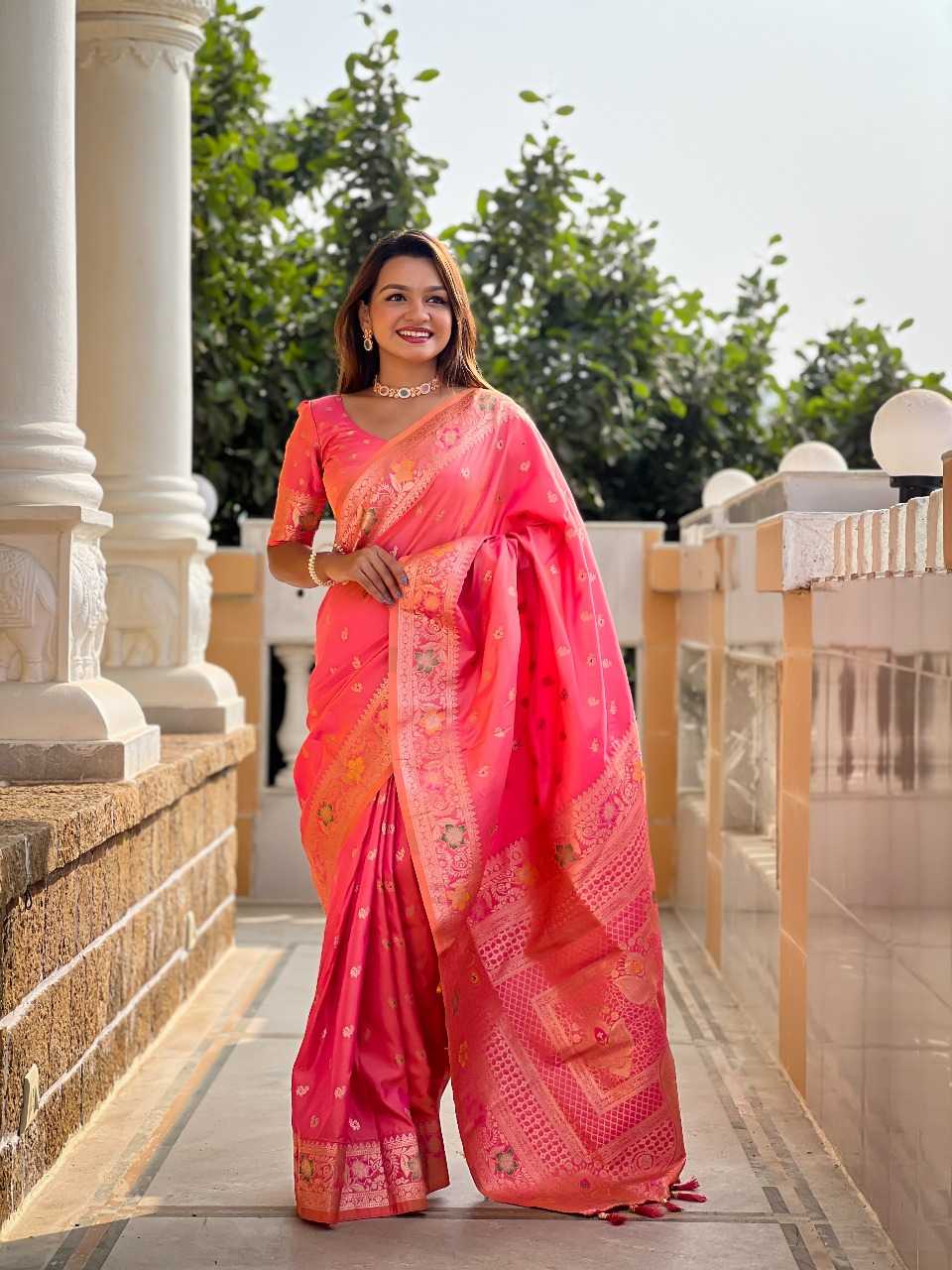 Ynf Banana Silk RIN197 2986 Sarees Wholesale Designer Sarees Bridal Sarees Silk Sarees Manufacturer