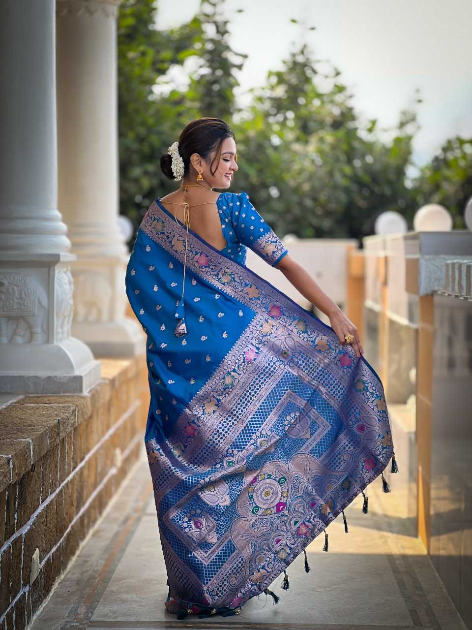 Ynf Banana Silk RIN197 2986 Sarees Wholesale Designer Sarees Bridal Sarees Silk Sarees Manufacturer