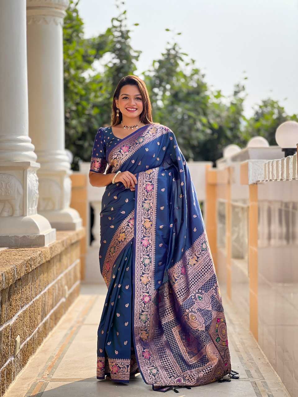 Ynf Banana Silk RIN197 2986 Sarees Wholesale Designer Sarees Bridal Sarees Silk Sarees Manufacturer