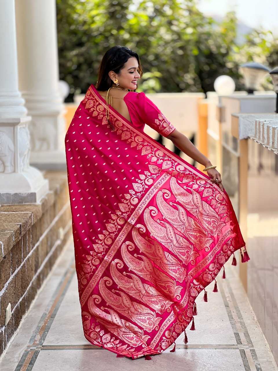 Ynf Banana Silk RIN197 2987 Sarees Wholesale Designer Sarees Fancy Sarees Silk Sarees Manufacturer