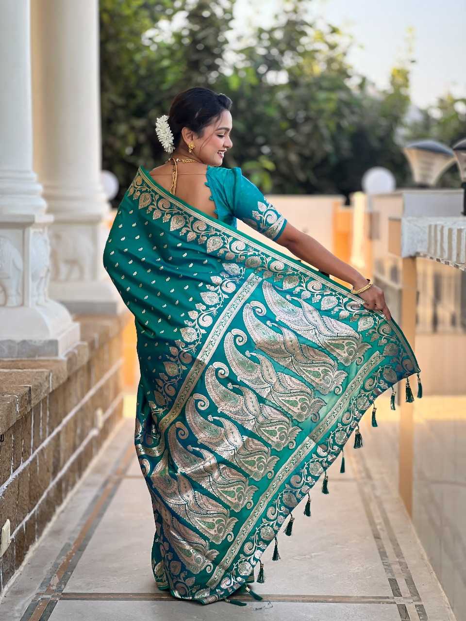 Ynf Banana Silk RIN197 2987 Sarees Wholesale Designer Sarees Fancy Sarees Silk Sarees Manufacturer